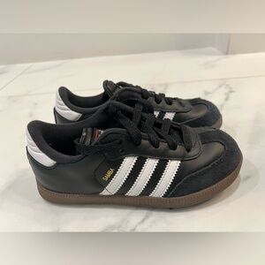 Adidas Kids Samba Black White Sneakers